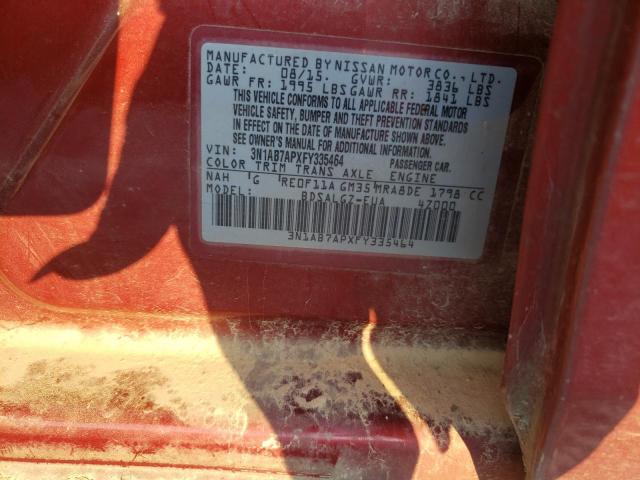 2015 NISSAN SENTRA S - 3N1AB7APXFY335464