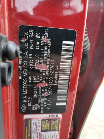 3KPA25AD0LE277613 KIA RIO LX