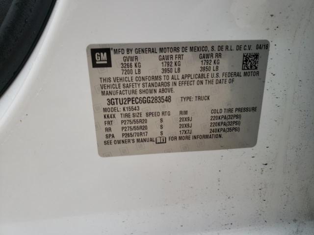 3GTU2PEC6GG283548 GMC Sierra K1500 Denali