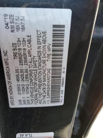 5J6RW2H51KA007242 Honda CR-V EX