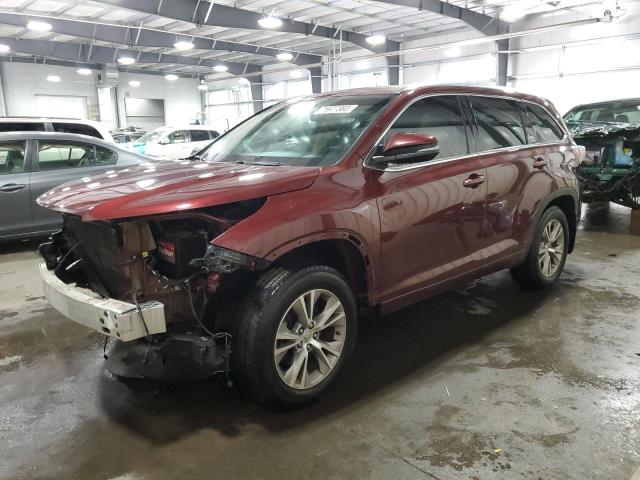 VIN 5TDJKRFH5FS077792 2015 Toyota Highlander, Xle no.1