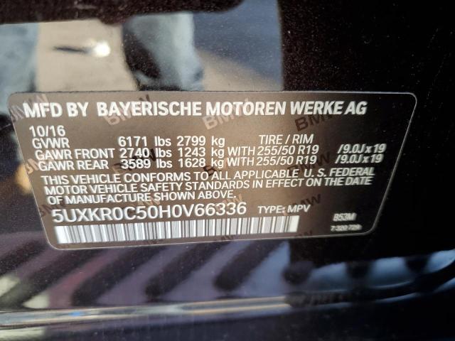 5UXKR0C50H0V66336 2017 BMW X5, photo no. 12