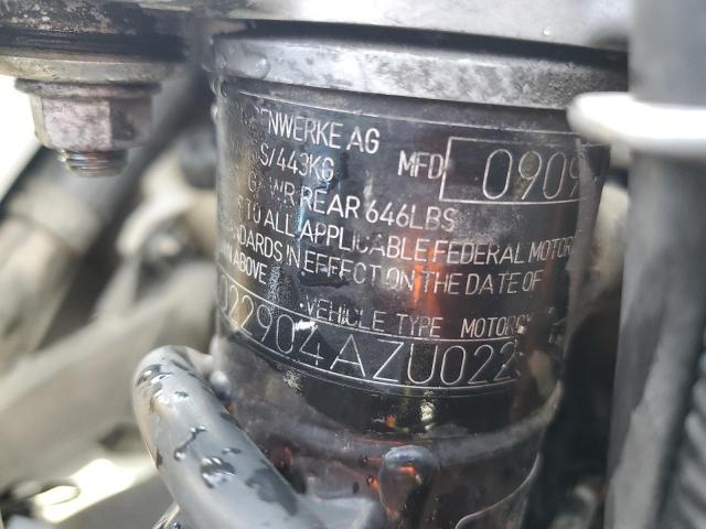 2010 BMW F800 GS WB1022904AZU02252