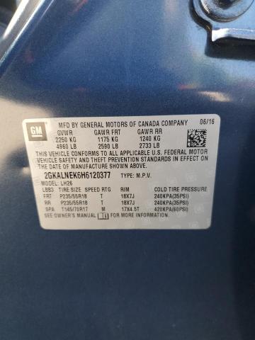 2017 GMC TERRAIN SL - 2GKALNEK6H6120377