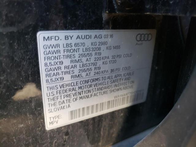 WA1AAAF75HD011618 2017 AUDI Q7, photo no. 13