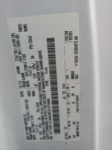 2016 FORD F150 - 1FTMF1C84GKD37986