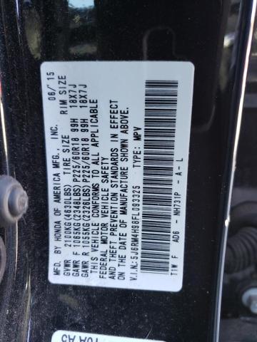 5J6RM4H98FL093325 Honda Cr-v Touring