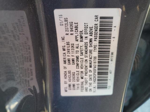 1HGCR3F85FA016796 Honda ACCORD EXL