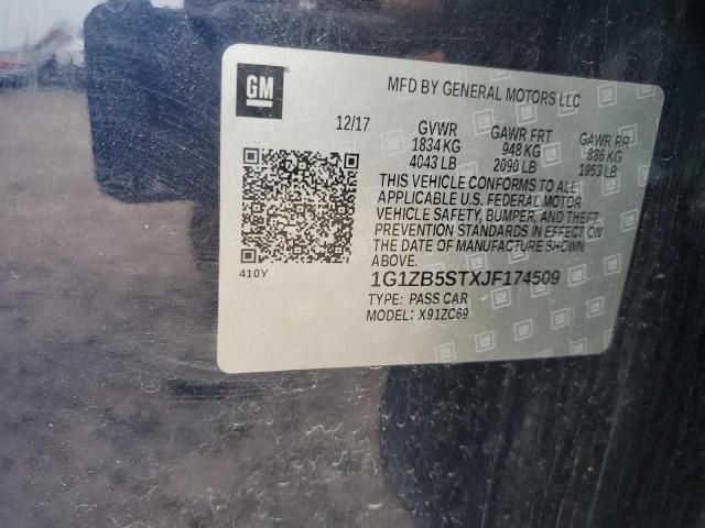 1G1ZB5STXJF174509 Chevrolet MALIBU LS