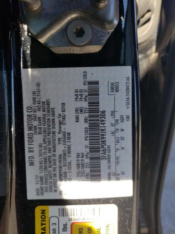 3FA6P0K99JR149306 2018 FORD FUSION - Image 12