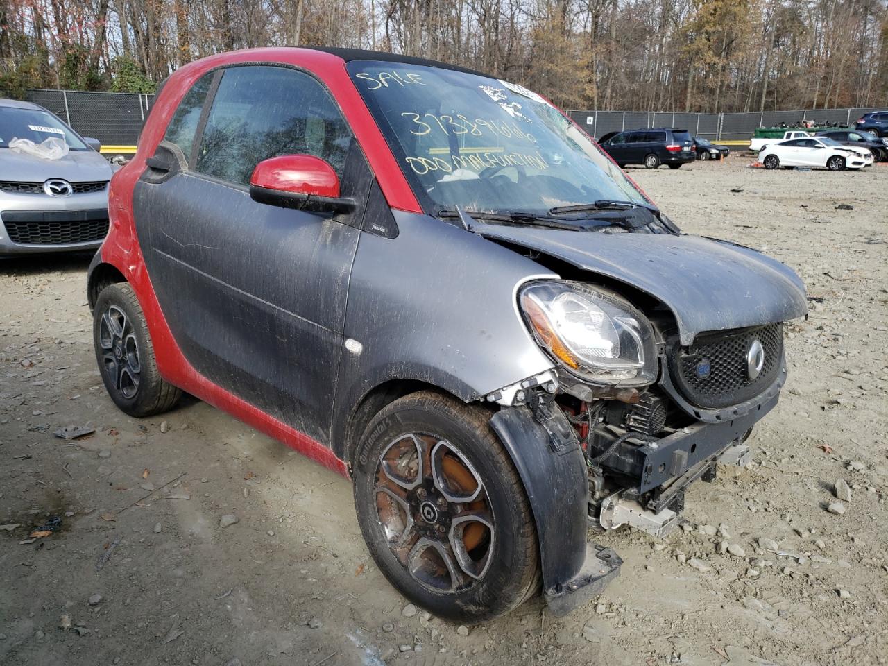 2018 Smart Fortwo Electric Drive Pure/Passion/Prime vin: WMEFJ9BAXJK283337