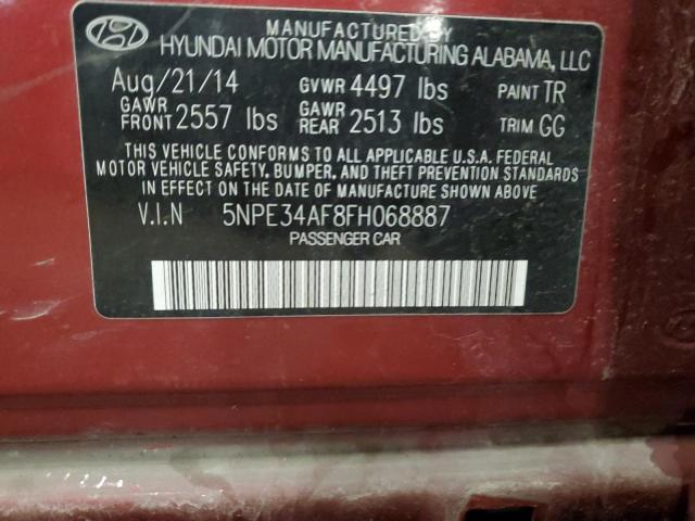 5NPE34AF8FH068887 | 2015 HYUNDAI SONATA SPO