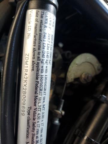 2002 DUCATI MTS620 ZDM1RA2KX2B009699