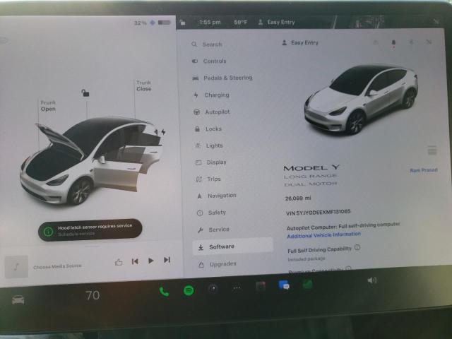 5YJYGDEEXMF131065 | 2021 TESLA MODEL Y