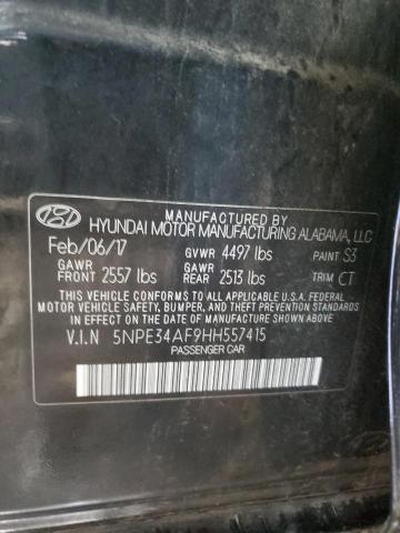 2017 HYUNDAI SONATA SPO - 5NPE34AF9HH557415