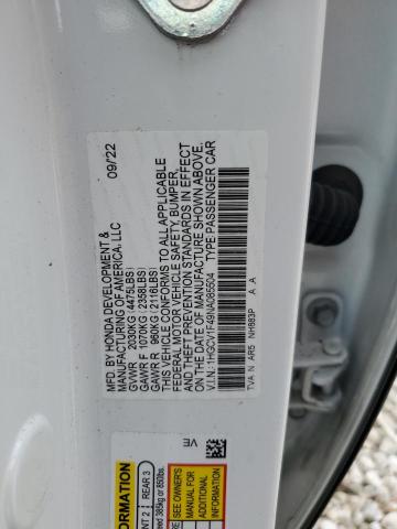 1HGCV1F49NA085504 | 2022 HONDA ACCORD SPO