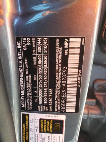 4JGDF6EE9HA823793 Mercedes-Benz Gls 450 4matic