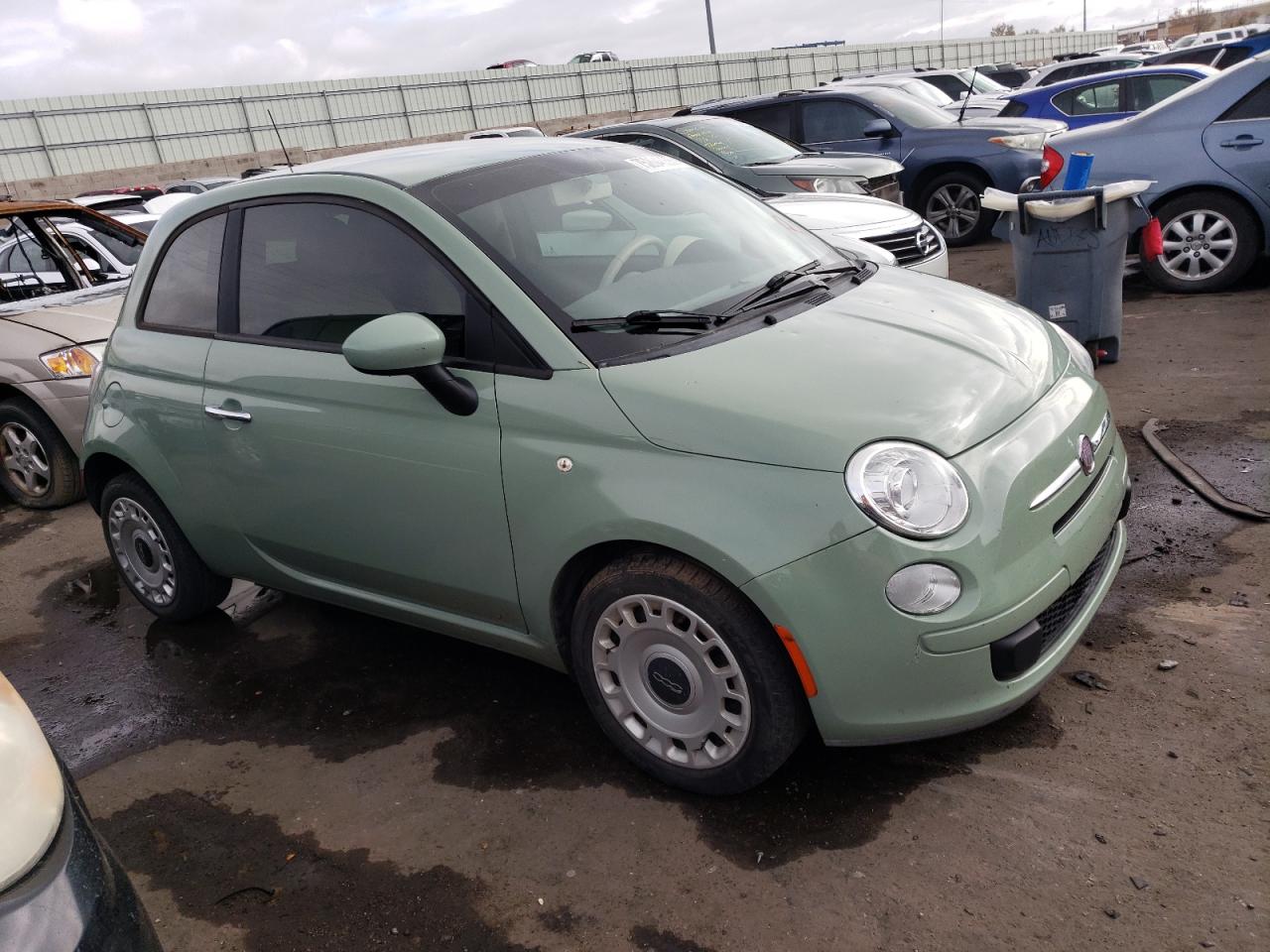 2012 Fiat 500 Pop vin: 3C3CFFAR2CT265140