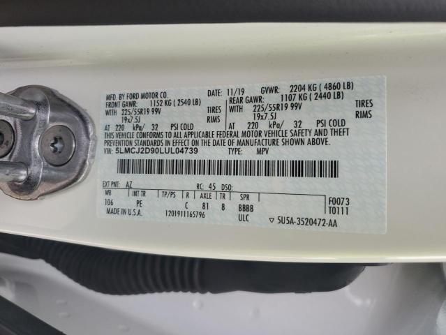 2020 LINCOLN CORSAIR RE - 5LMCJ2D90LUL04739