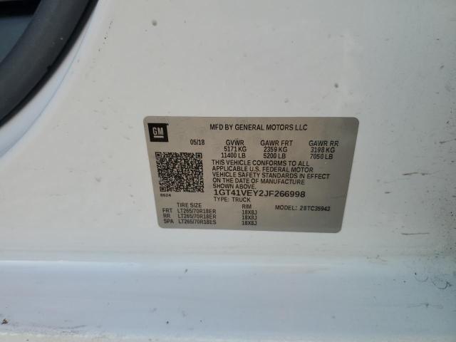 2018 GMC SIERRA C35 1GT41VEY2JF266998
