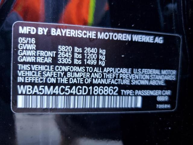 2016 BMW 535 XIGT - WBA5M4C54GD186862