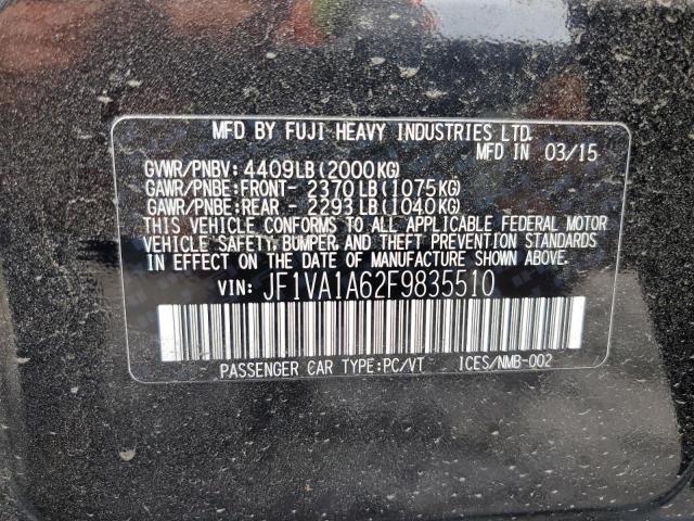 JF1VA1A62F9835510 Subaru WRX