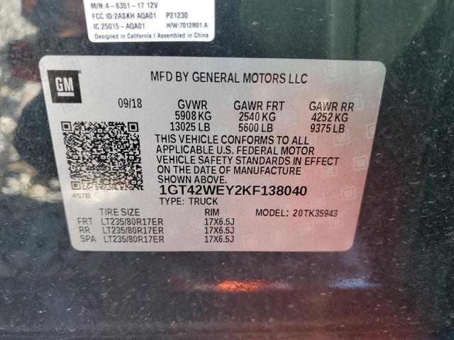1GT42WEY2KF138040 GMC Sierra K3500 Denali