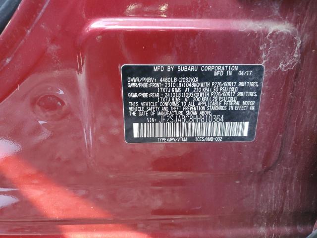 JF2SJABC8HH810364 Subaru Forester 2.5i