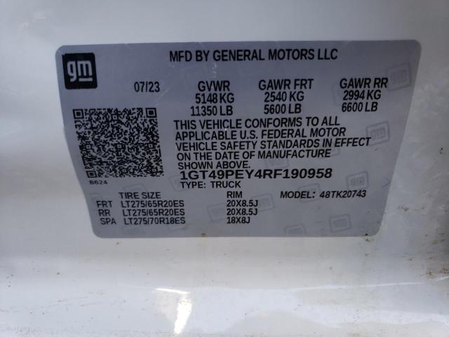1GT49PEY4RF190958 GMC Sierra K2500 At4