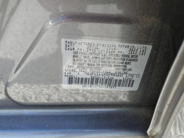 2016 NISSAN SENTRA FE+ 3N1AB7AP9GY307897