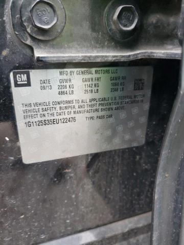 2014 Chevrolet Impala Lt VIN: 1G1125S35EU122476 Lot: 76832153