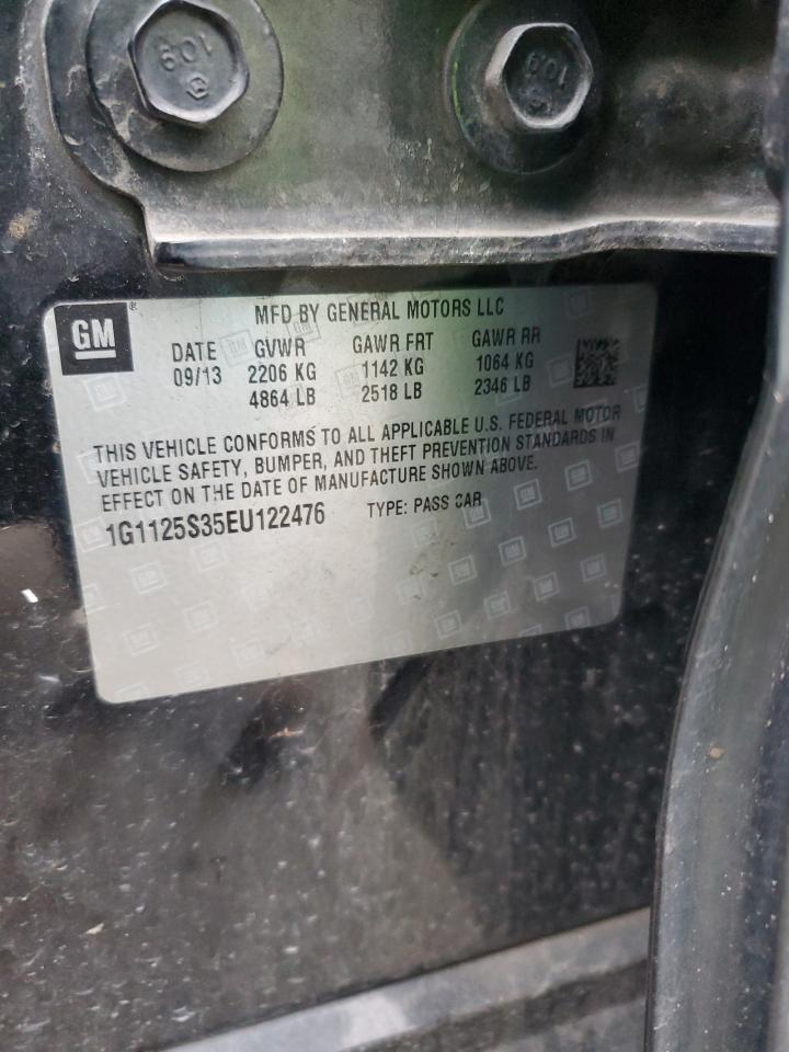 1G1125S35EU122476 2014 Chevrolet Impala Lt