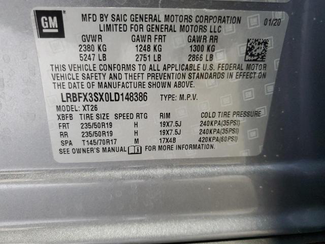 LRBFX3SX0LD148386 Buick Envision Premium