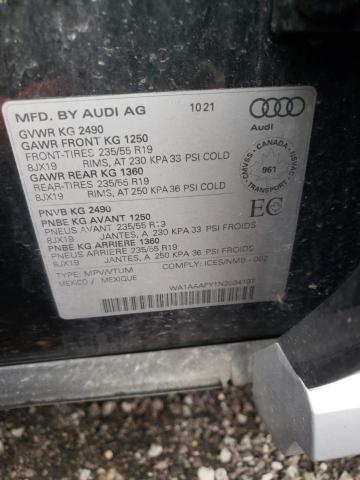 2022 AUDI Q5 KOMFORT - WA1AAAFY1N2034197
