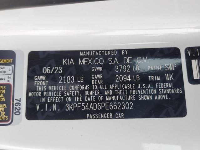 3KPF54AD6PE662302 | 2023 KIA FORTE GT L