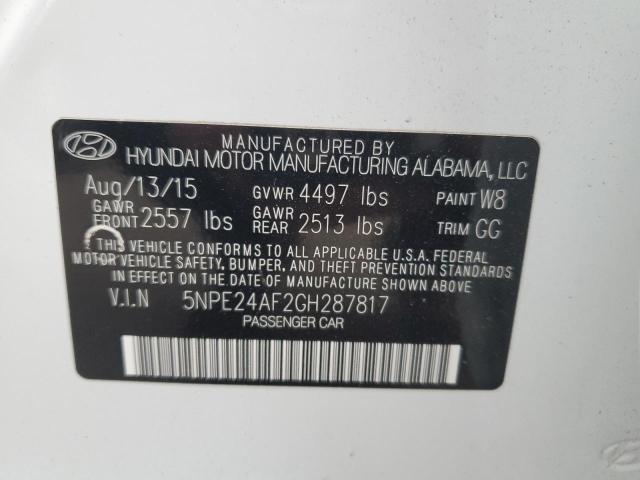 5NPE24AF2GH287817 | 2016 HYUNDAI SONATA SE