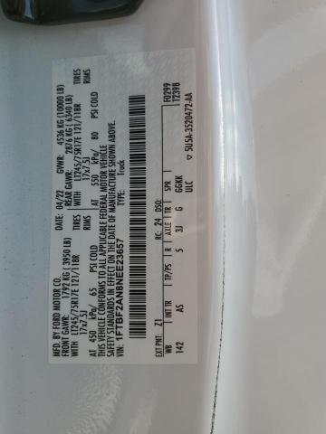 2022 FORD F250 SUPER - 1FTBF2AN8NEE23657