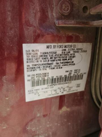 1FAFP25195G206022 2005 Ford Five Hundred Limited