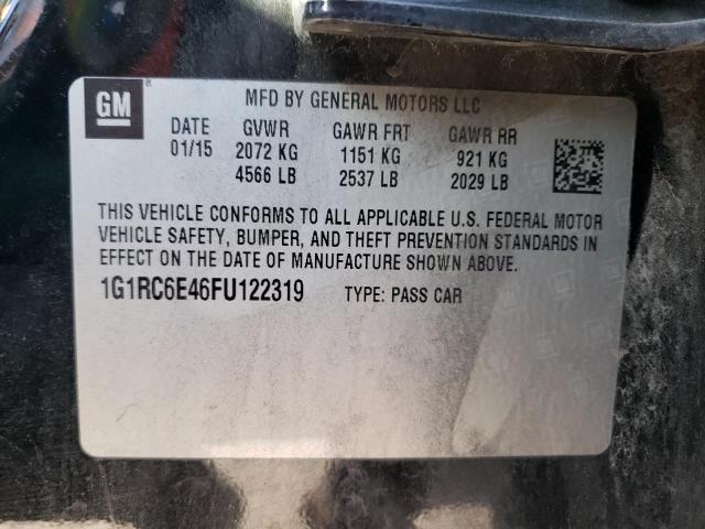 VIN 1G1RC6E46FU122319 2015 Chevrolet Volt no.12