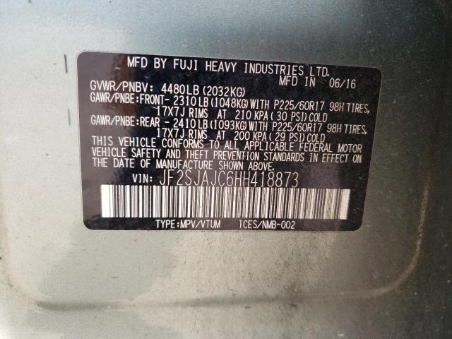 JF2SJAJC6HH418873 Subaru Forester 2.5i Limited