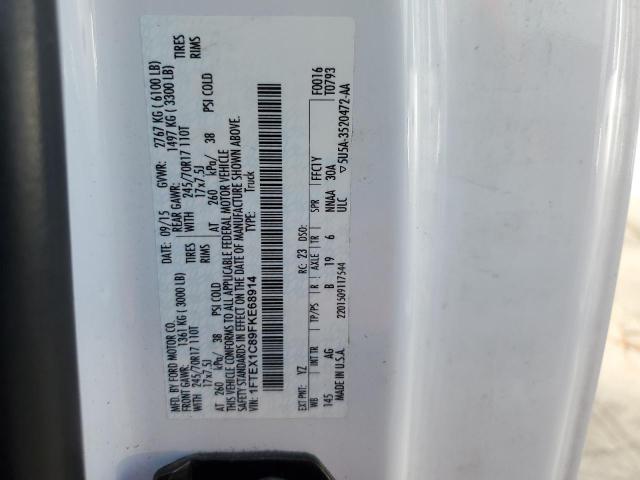 2015 FORD F150 SUPER - 1FTEX1C89FKE68914