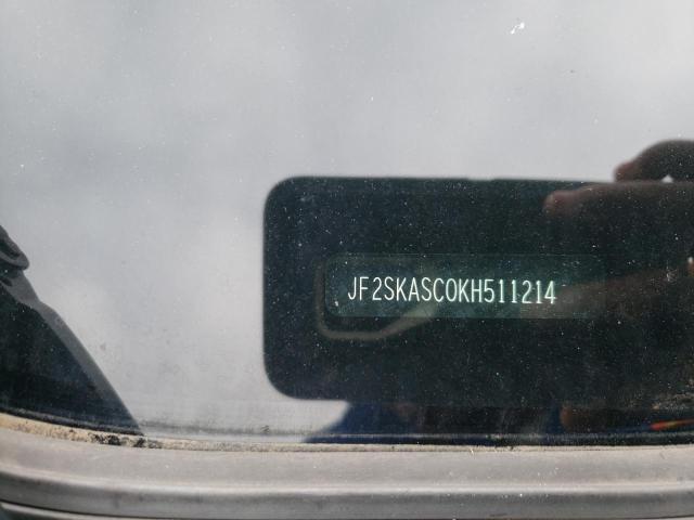 JF2SKASC0KH511214 | 2019 SUBARU FORESTER L