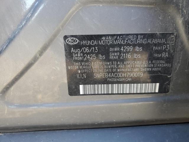 VIN 5NPEB4AC0DH790019 2013 Hyundai Sonata, Gls no.12