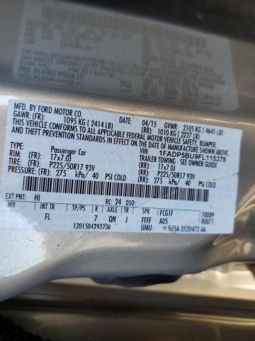 1FADP5BU9FL115378 Ford C-MAX SEL