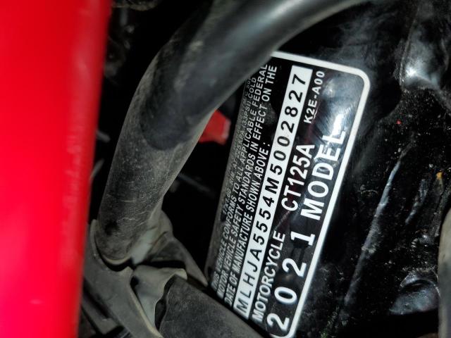 2021 HONDA CT125 A MLHJA5554M5002827