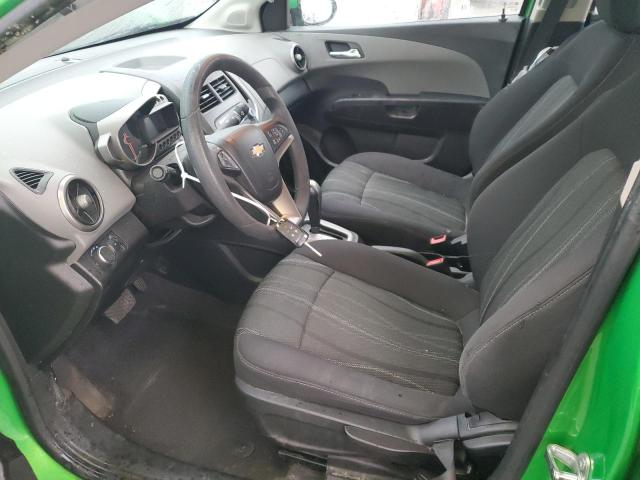  CHEVROLET SONIC 2015 Зелений