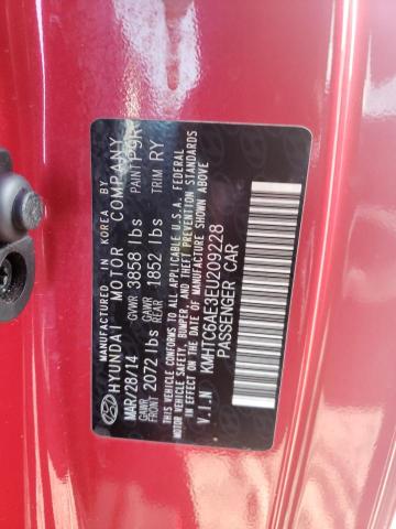 KMHTC6AE3EU209228 Hyundai Veloster Turbo