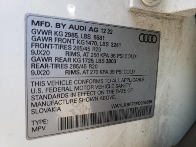 VIN WA1LXBF73PD009555 2023 Audi Q7, Premium Plus no.12