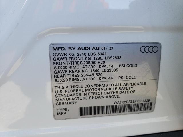 WA1K2BFZ3PP032229 Audi Q4 E-Tron  12