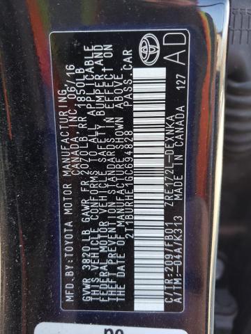 2016 TOYOTA COROLLA L - 2T1BURHE1GC694828